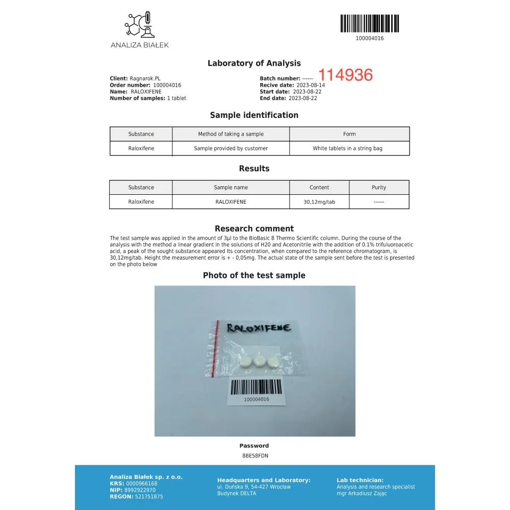 Raloxos 30mg (Raloxifene) – Image 2