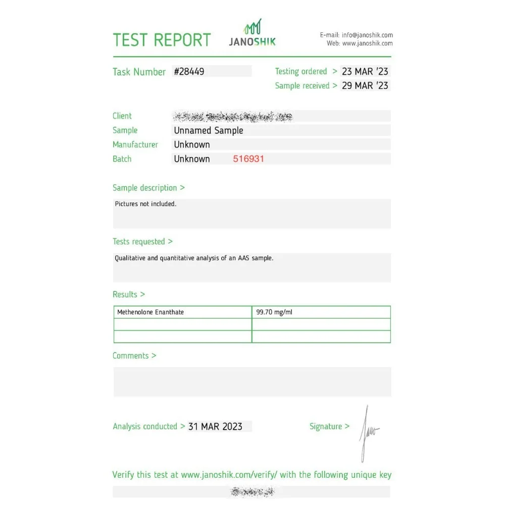 Primos 100 mg/ml (Methenolone Enanthate) – Image 3