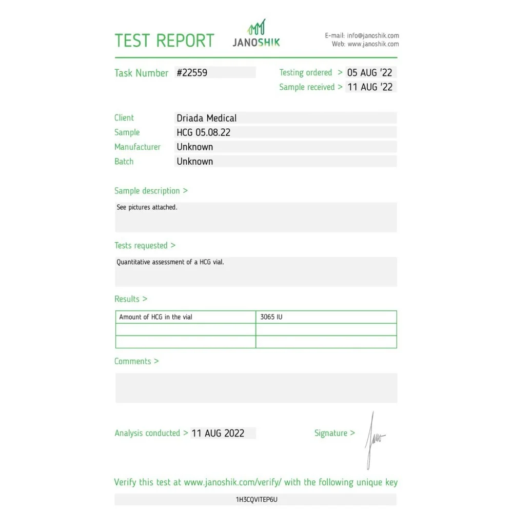 HCG 2000iu (Human chorionic gonadotropin) – Image 2