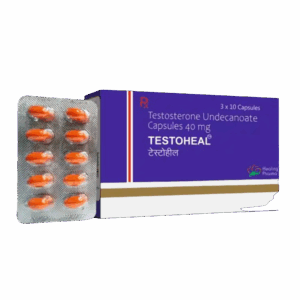 testoheal 40 mg – testostérone undécanoate par voie orale (capsules)